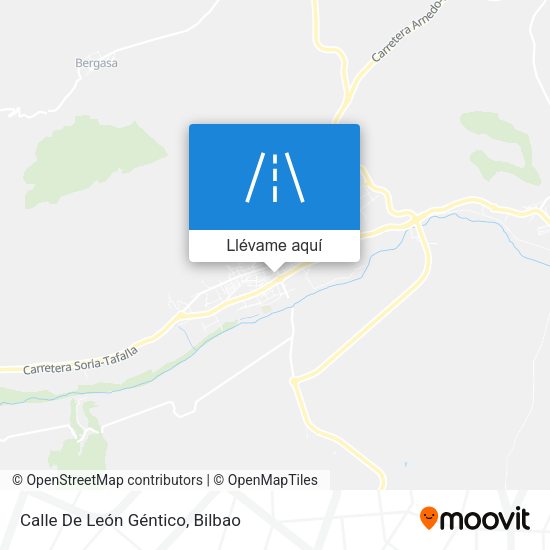 Mapa Calle De León Géntico