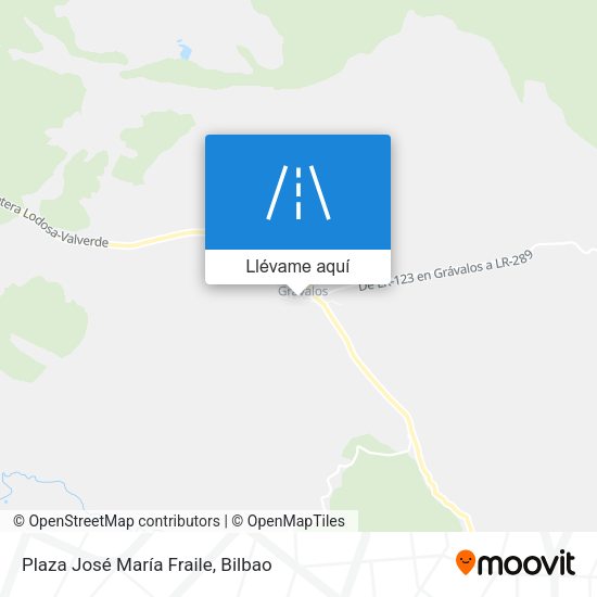 Mapa Plaza José María Fraile