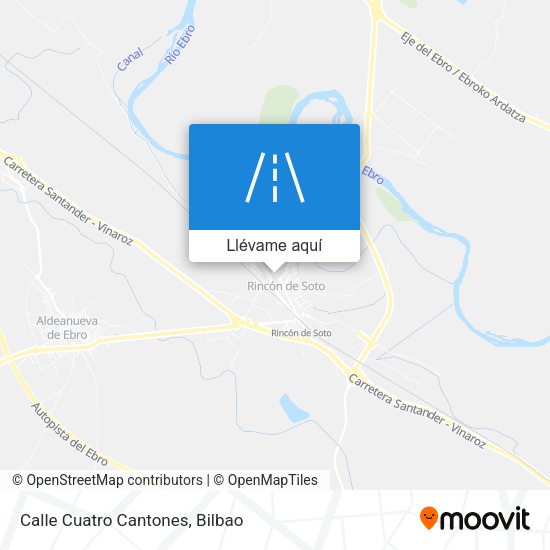 Mapa Calle Cuatro Cantones