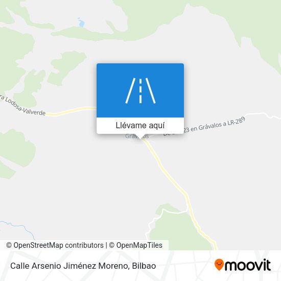Mapa Calle Arsenio Jiménez Moreno