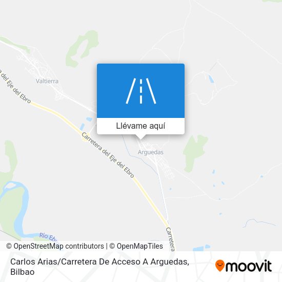 Mapa Carlos Arias / Carretera De Acceso A Arguedas