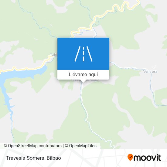 Mapa Travesía Somera