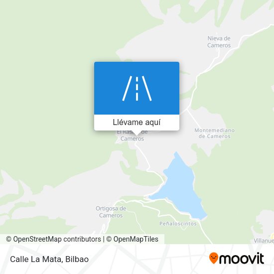 Mapa Calle La Mata
