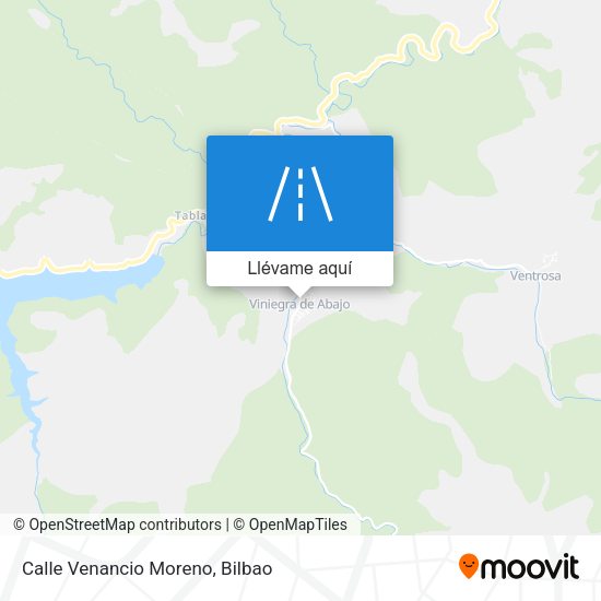 Mapa Calle Venancio Moreno