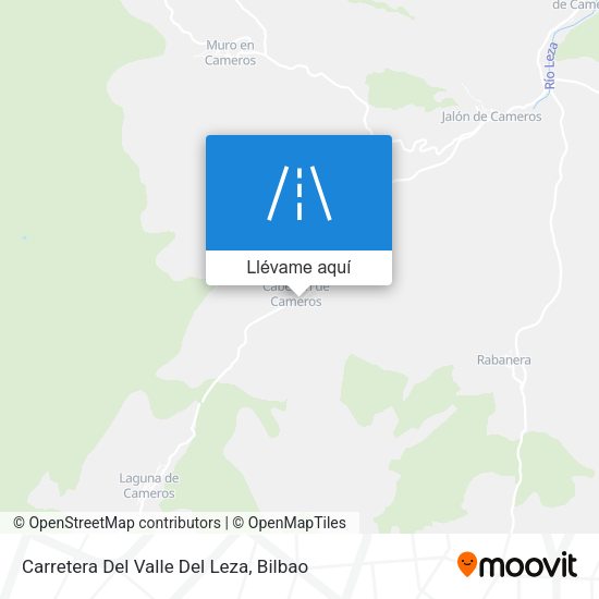 Mapa Carretera Del Valle Del Leza