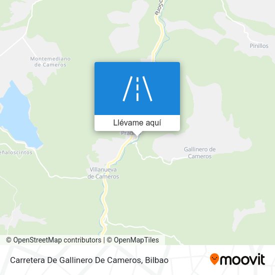 Mapa Carretera De Gallinero De Cameros