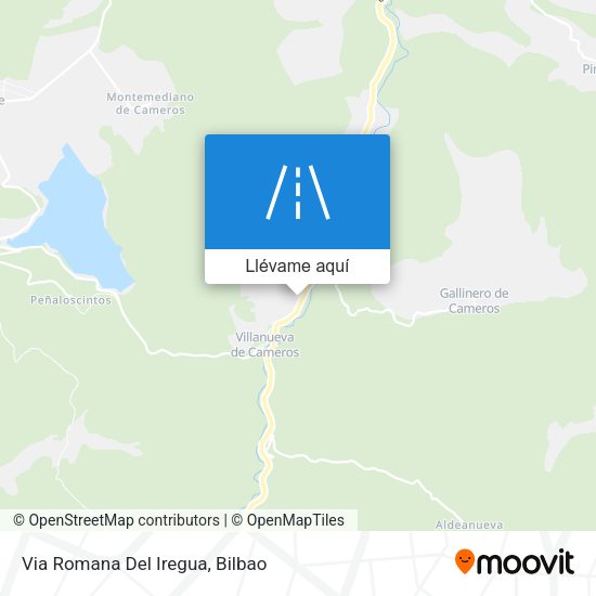 Mapa Via Romana Del Iregua