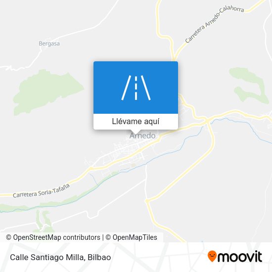Mapa Calle Santiago Milla