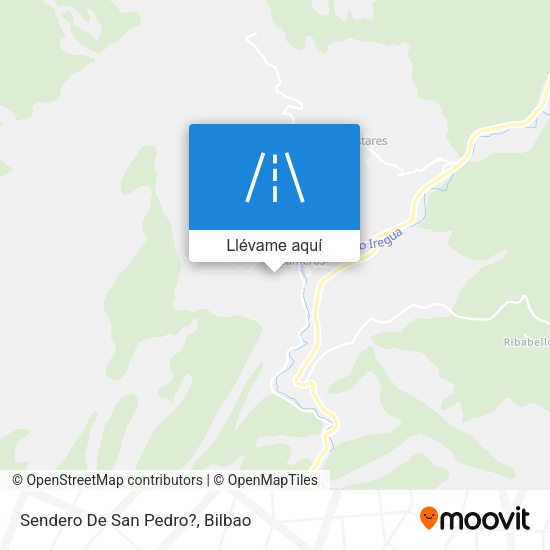 Mapa Sendero De San Pedro?
