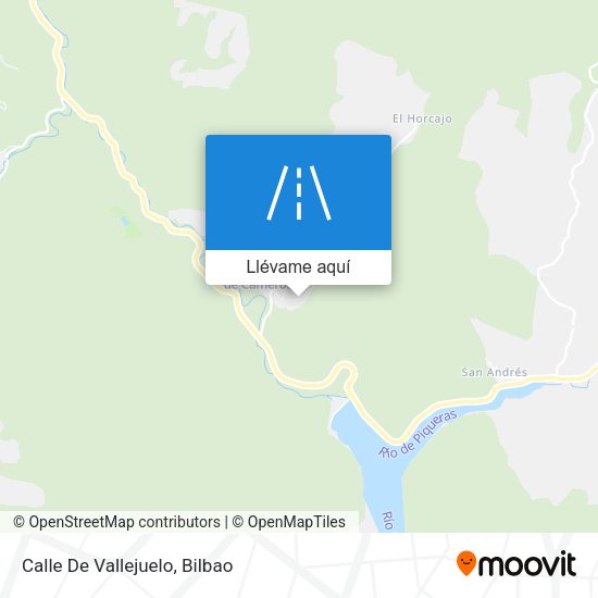 Mapa Calle De Vallejuelo