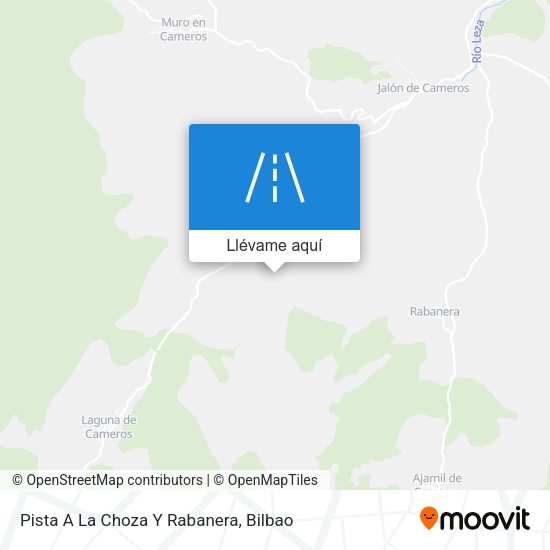 Mapa Pista A La Choza Y Rabanera