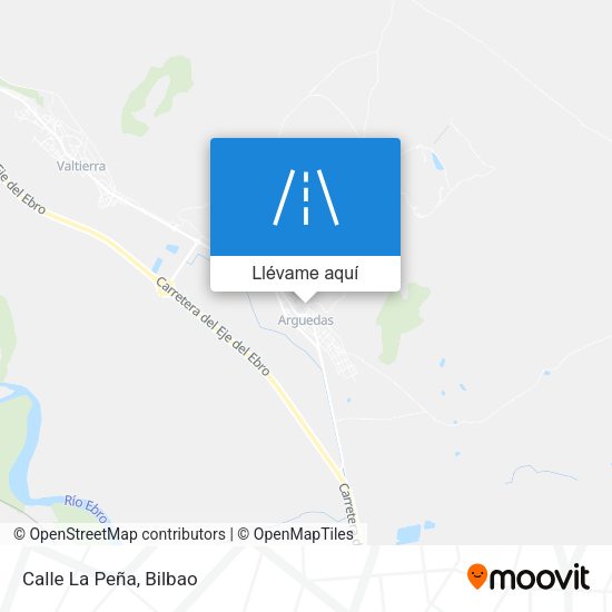 Mapa Calle La Peña