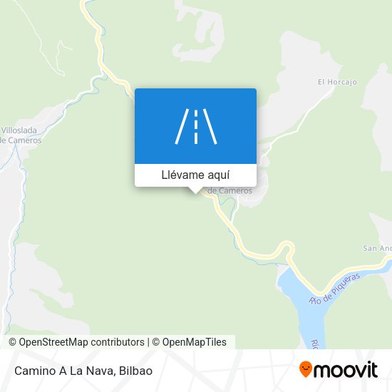 Mapa Camino A La Nava
