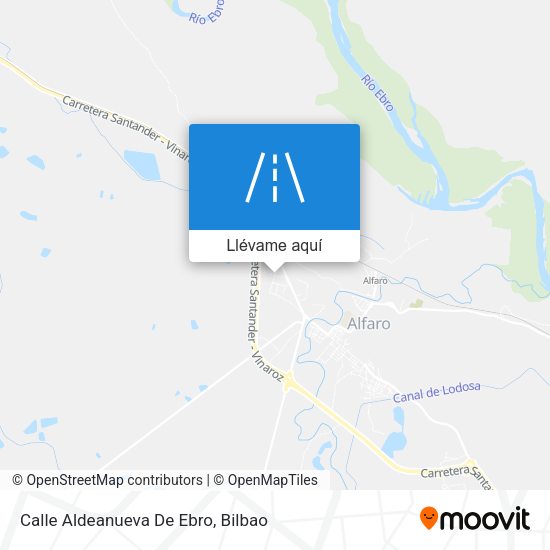 Mapa Calle Aldeanueva De Ebro