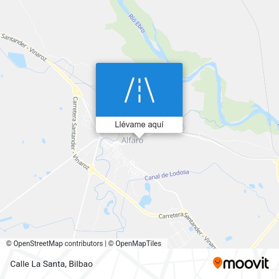 Mapa Calle La Santa