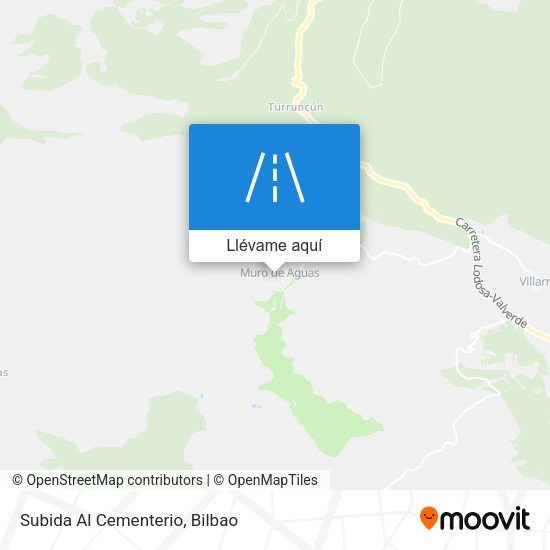 Mapa Subida Al Cementerio