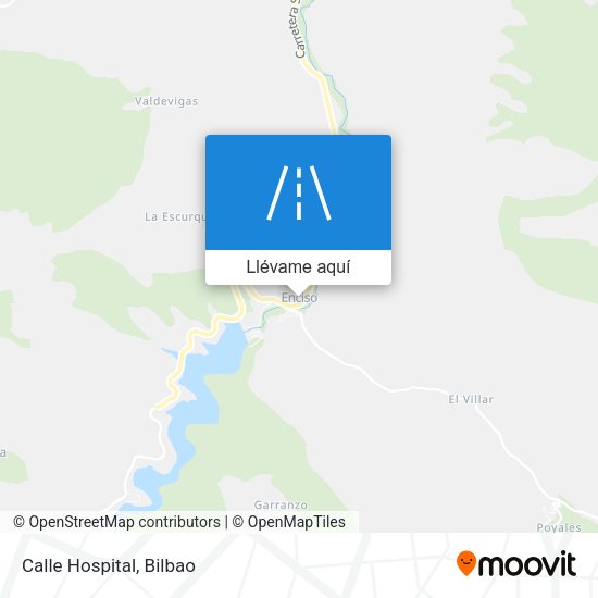 Mapa Calle Hospital