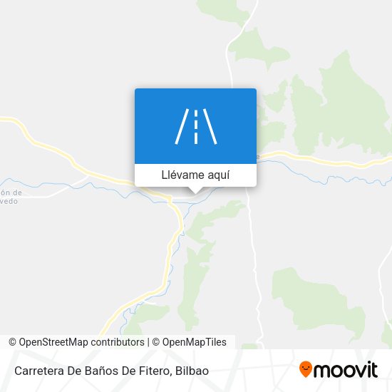 Mapa Carretera De Baños De Fitero