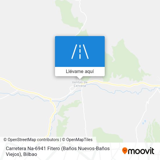 Mapa Carretera Na-6941 Fitero (Baños Nuevos-Baños Viejos)