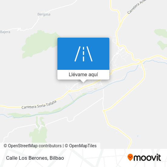 Mapa Calle Los Berones