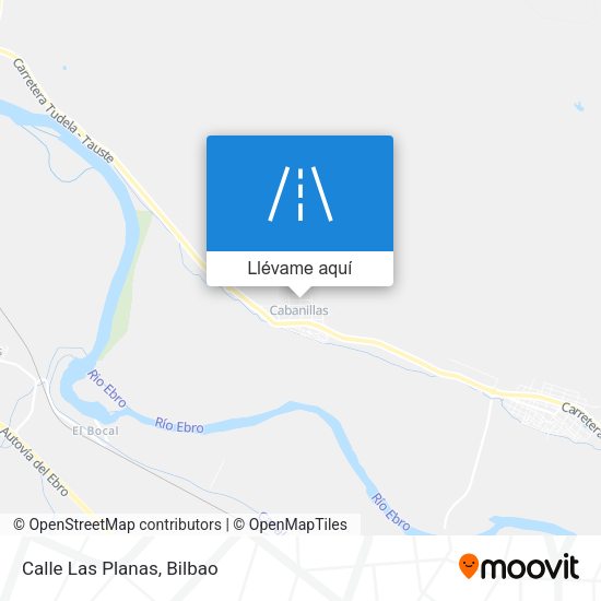 Mapa Calle Las Planas