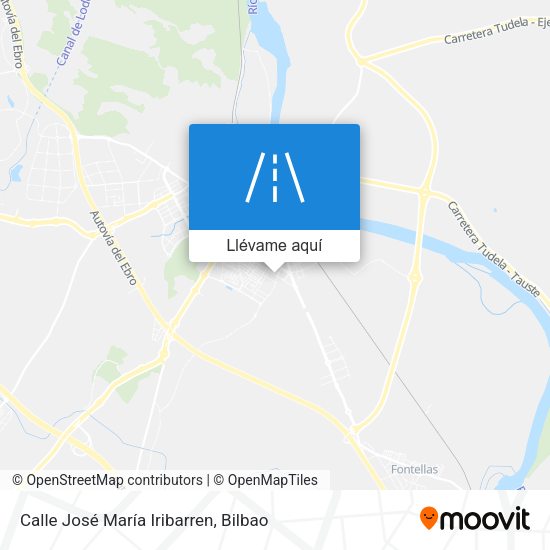 Mapa Calle José María Iribarren
