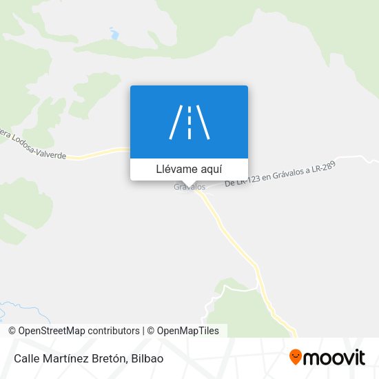 Mapa Calle Martínez Bretón
