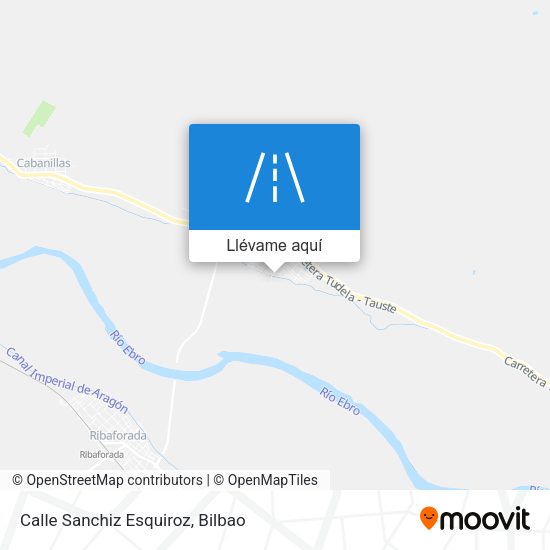 Mapa Calle Sanchiz Esquiroz