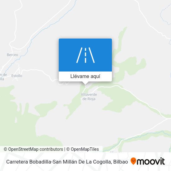 Mapa Carretera Bobadilla-San Millán De La Cogolla