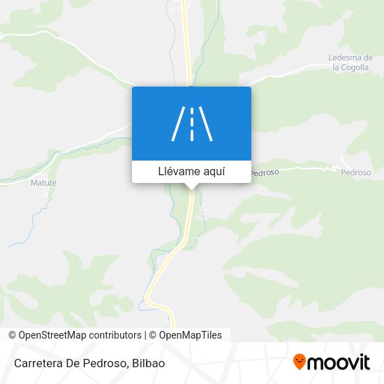 Mapa Carretera De Pedroso