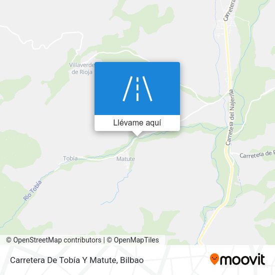 Mapa Carretera De Tobía Y Matute