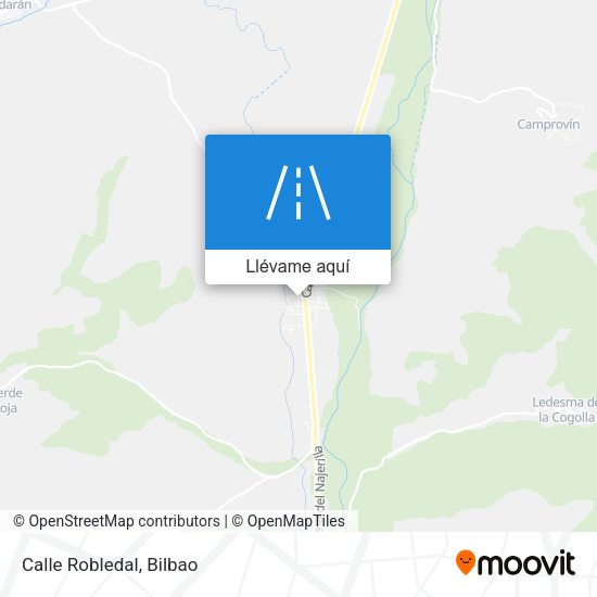 Mapa Calle Robledal
