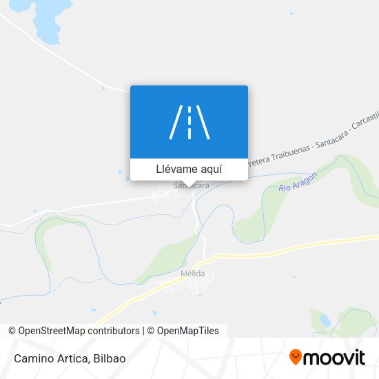 Mapa Camino Artica