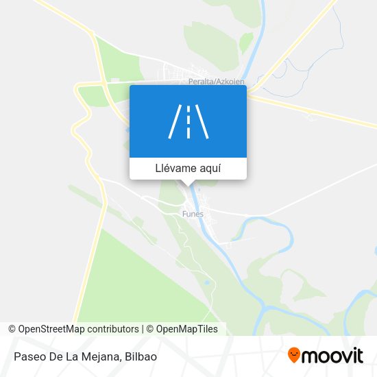Mapa Paseo De La Mejana