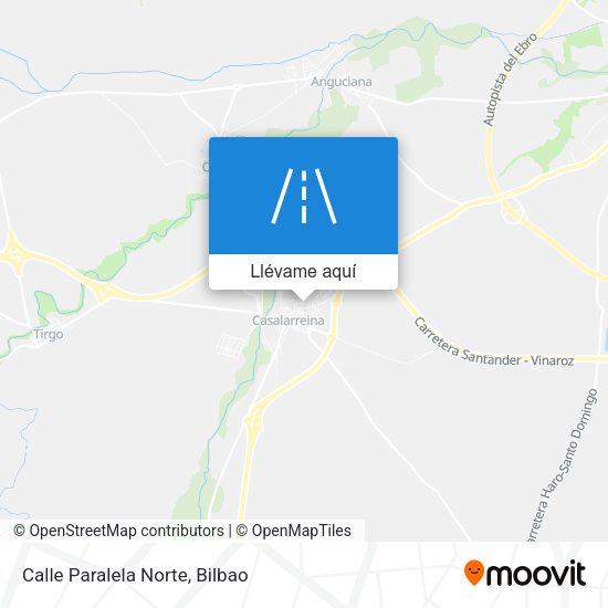 Mapa Calle Paralela Norte