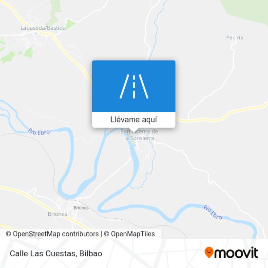 Mapa Calle Las Cuestas