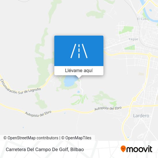 Mapa Carretera Del Campo De Golf