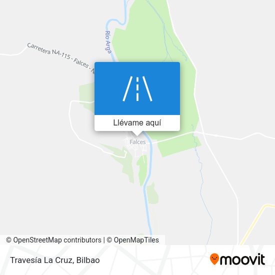 Mapa Travesía La Cruz