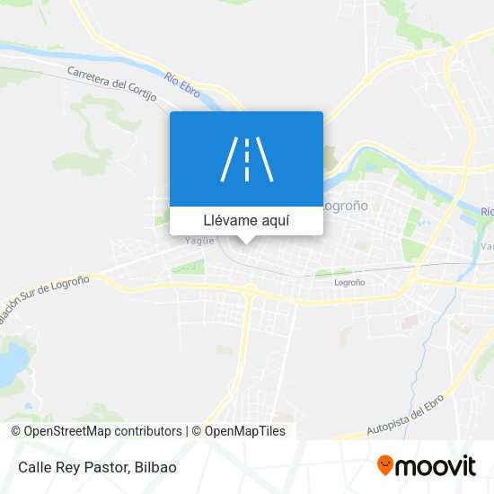 Mapa Calle Rey Pastor