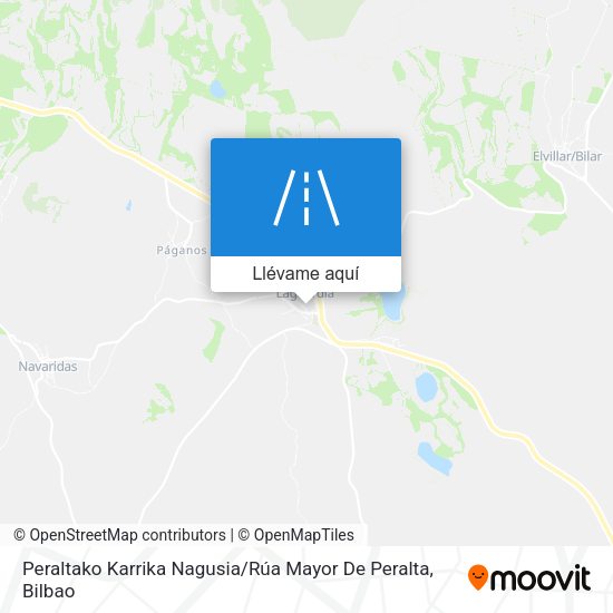 Mapa Peraltako Karrika Nagusia / Rúa Mayor De Peralta