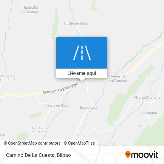 Mapa Camino De La Cuesta