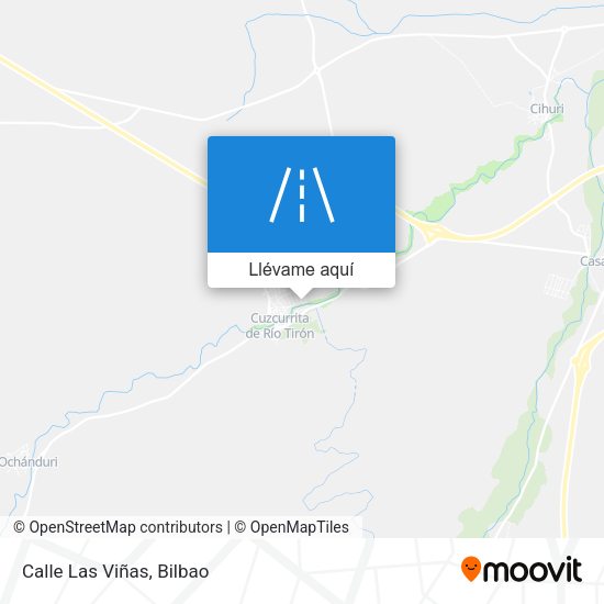 Mapa Calle Las Viñas