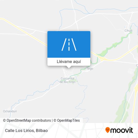 Mapa Calle Los Lirios