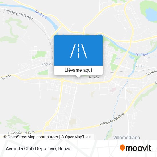 Mapa Avenida Club Deportivo