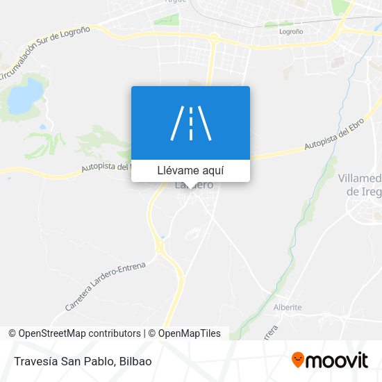 Mapa Travesía San Pablo