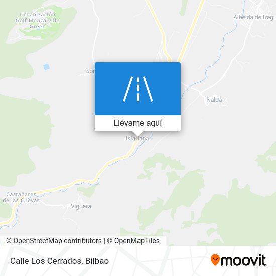 Mapa Calle Los Cerrados