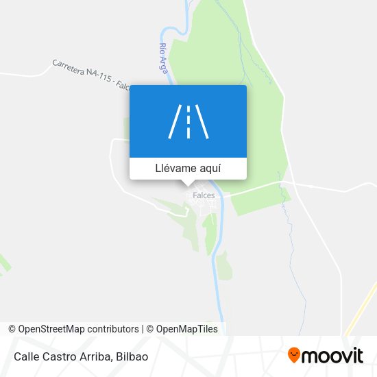 Mapa Calle Castro Arriba