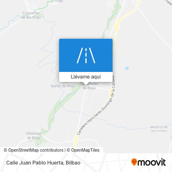 Mapa Calle Juan Pablo Huerta