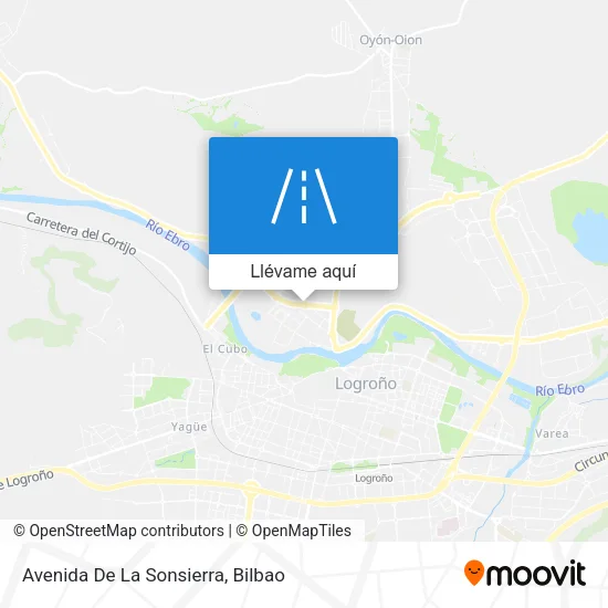 Mapa Avenida De La Sonsierra
