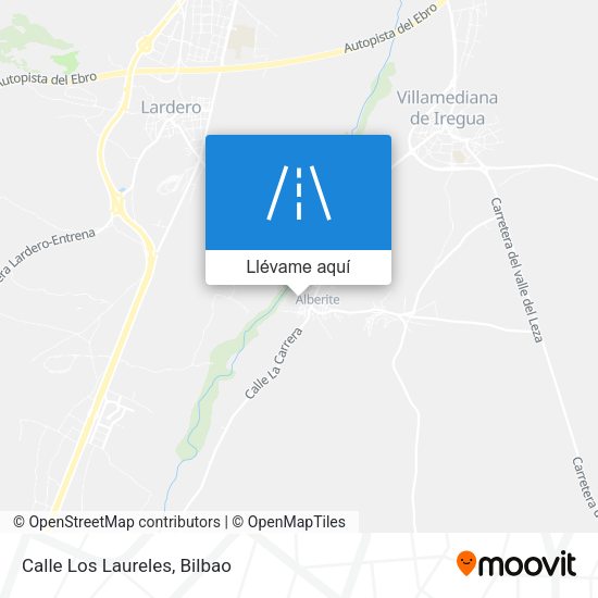Mapa Calle Los Laureles